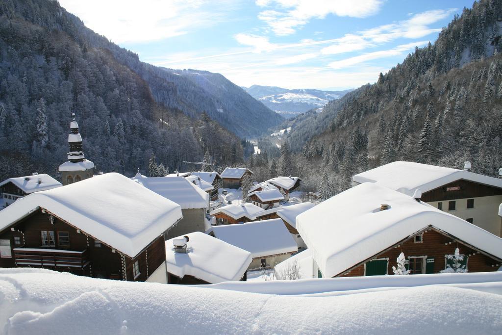 Ferienwohnung Le Caprice Des Neiges 1 La Giettaz Exterior foto